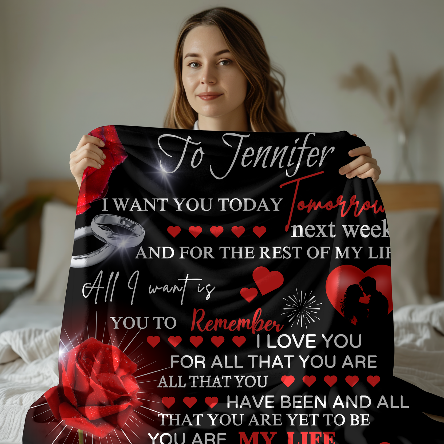 Personalized You Are My Life Fleece | Sherpa Blanket