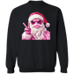 Pink Santa Claus Bubble Sweater