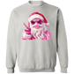 Pink Santa Claus Bubble Sweater