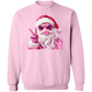 Pink Santa Claus Bubble Sweater