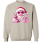 Pink Santa Claus Bubble Sweater