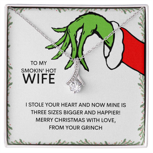 My Smokin Hot Wife I Stole Your Heart Alluring Beauty Necklace Gift