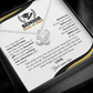 Personalized Graduation Gift "New Adventures That Lie Ahead" Love Knot Necklace