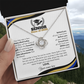 Personalized Graduation Gift "New Adventures That Lie Ahead" Love Knot Necklace