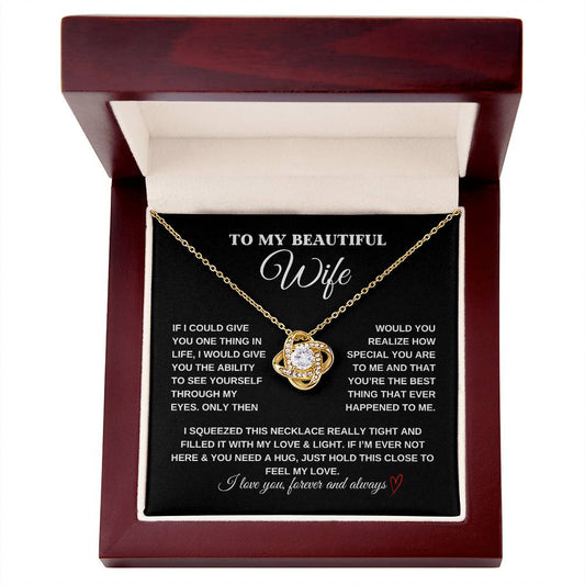 To My Beautiful Wife Necklace