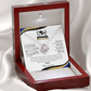 Personalized Graduation Gift "New Adventures That Lie Ahead" Love Knot Necklace