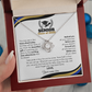 Personalized Graduation Gift "New Adventures That Lie Ahead" Love Knot Necklace