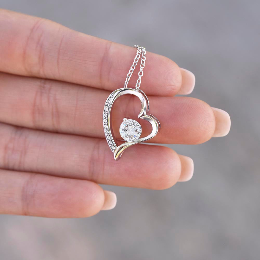 To My Beautiful Wife Love Husband | Forever Love Necklace