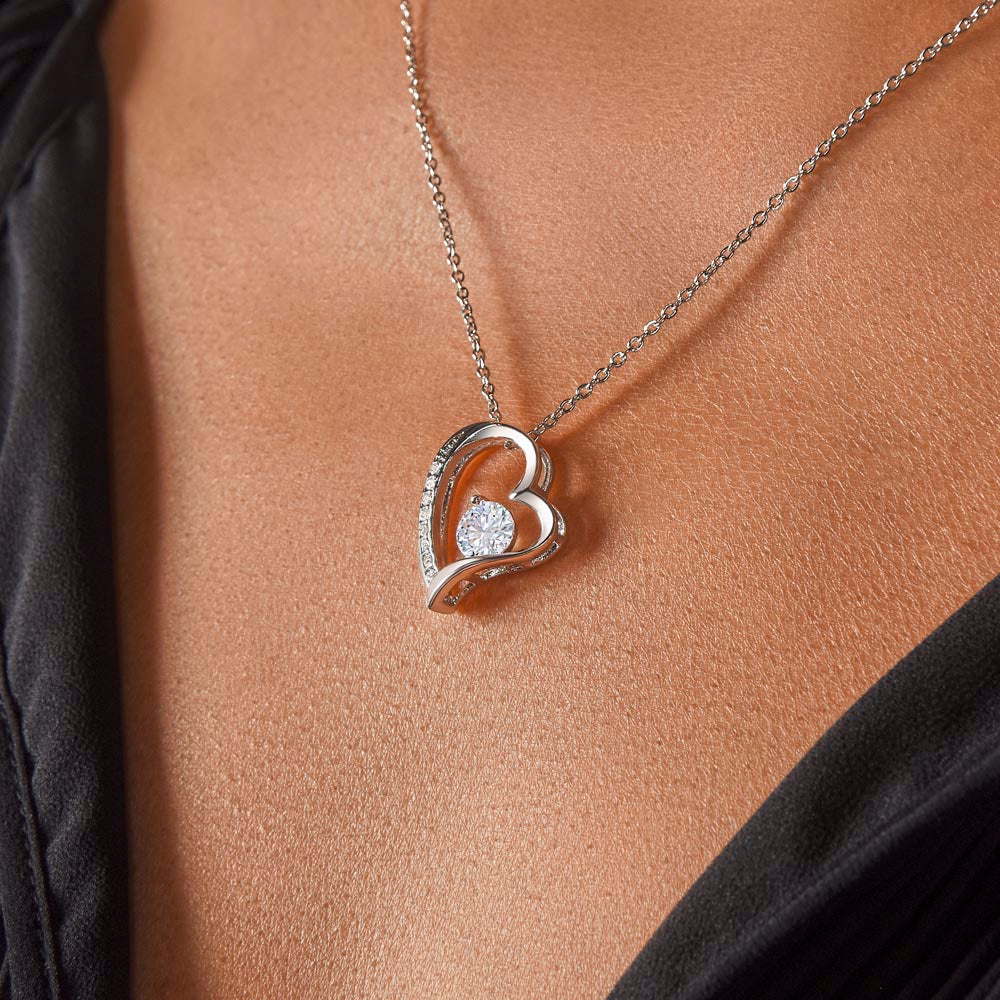 To My Beautiful Wife Love Husband | Forever Love Necklace