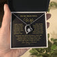 To My Beautiful Wife Forever Love Necklace
