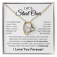 Let's Start Over | Forgive Me | Forever Love Necklace Gift For Her