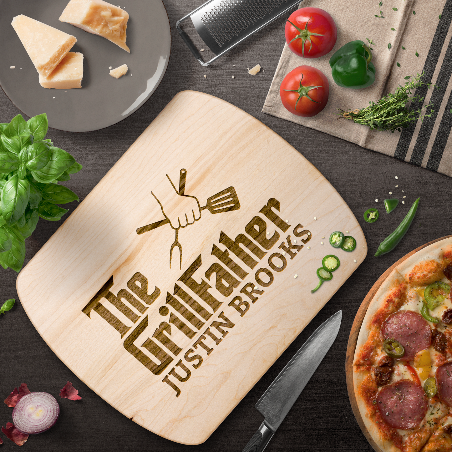 The GrillFather - Personalized Cutting Board