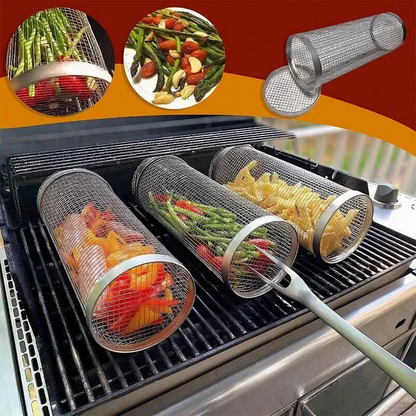 Rolling Grill Basket🔥 HOT SALE 49% Off