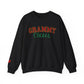 Personalized Grammy Claus With Grandkids Names Sweatshirt