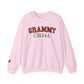 Personalized Grammy Claus With Grandkids Names Sweatshirt