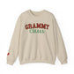 Personalized Grammy Claus With Grandkids Names Sweatshirt