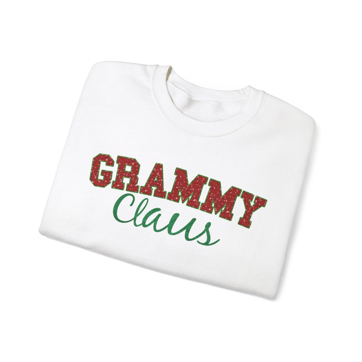 Personalized Grammy Claus With Grandkids Names Sweatshirt