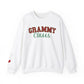 Personalized Grammy Claus With Grandkids Names Sweatshirt